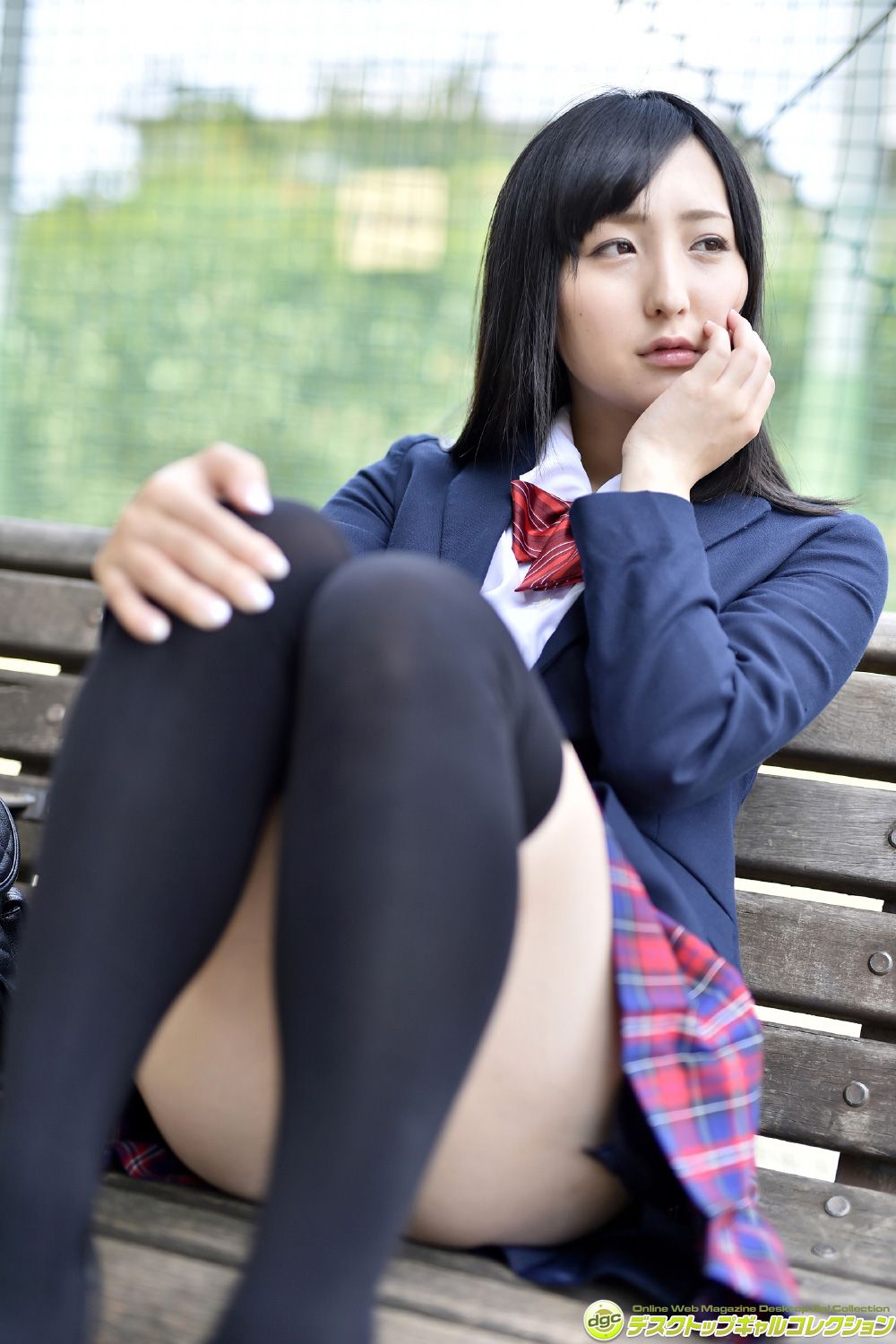 M940-平野聪子《黒髪ロングに透き通る美肌の正統派美少女!》 [DGC] NO.1214 - 94零社区 DGC-第7张