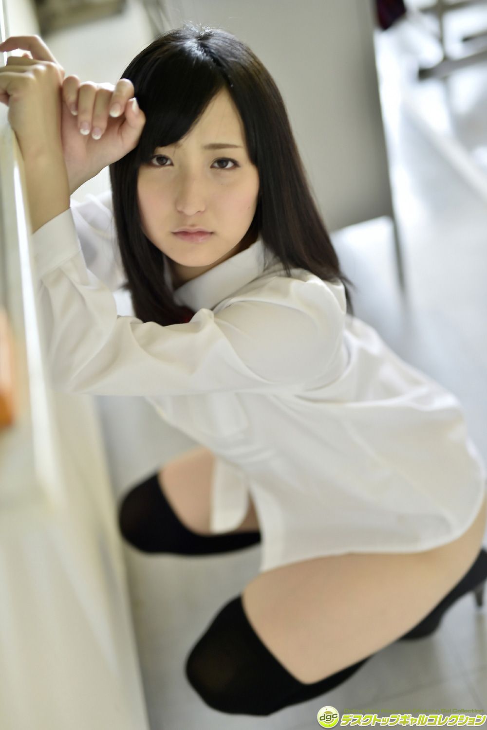 M940-平野聪子《黒髪ロングに透き通る美肌の正統派美少女!》 [DGC] NO.1214 - 94零社区 DGC-第19张