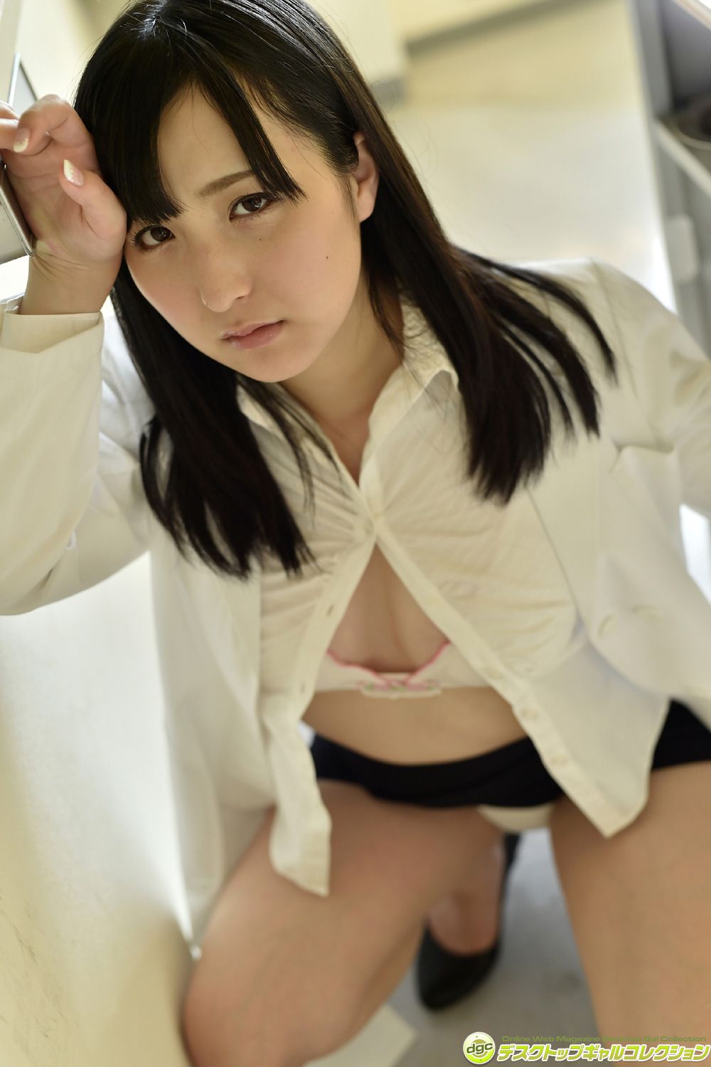 M940-平野聪子《黒髪ロングに透き通る美肌の正統派美少女!》 [DGC] NO.1214 - 94零社区 DGC-第85张