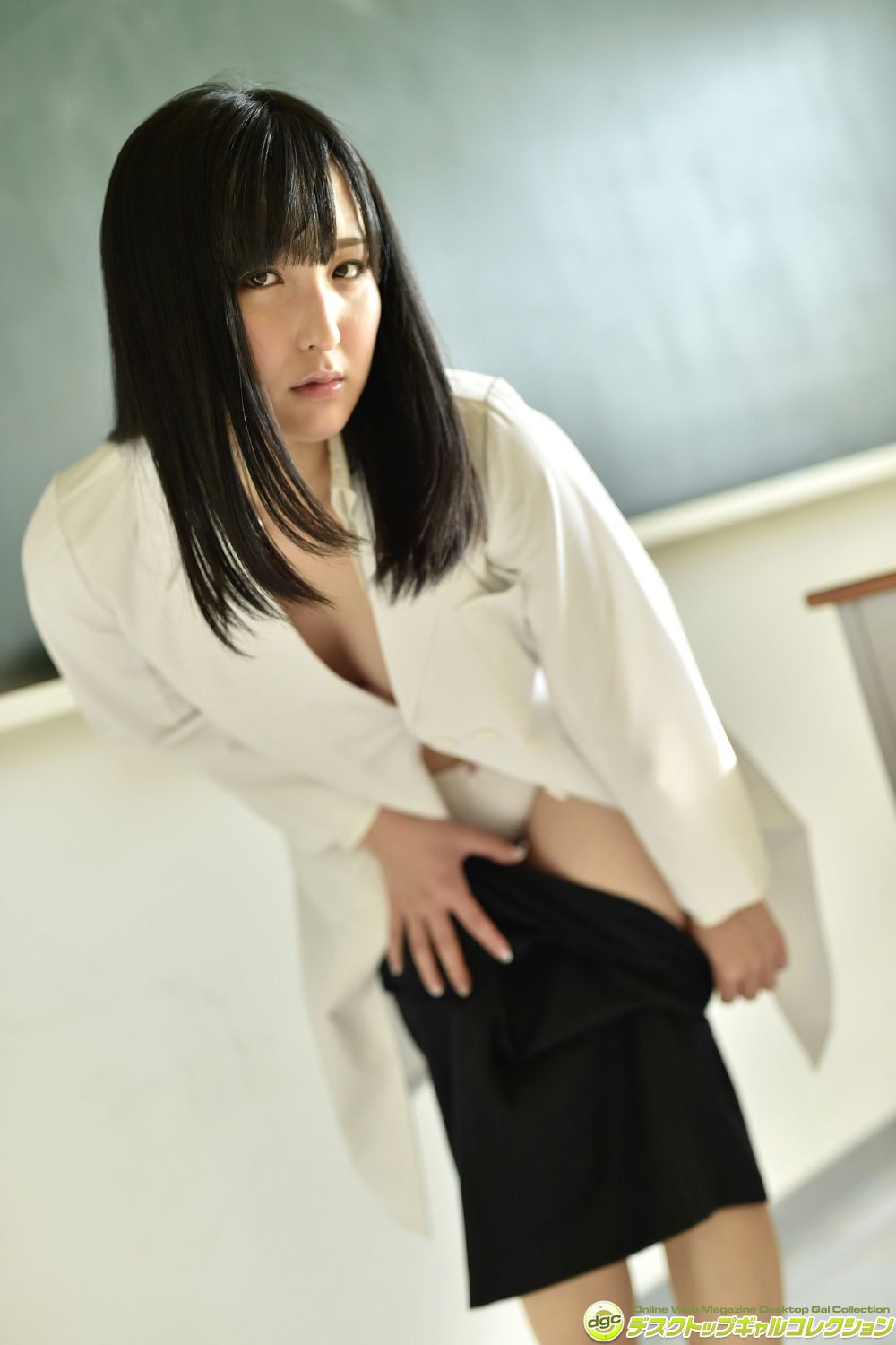 M940-平野聪子《黒髪ロングに透き通る美肌の正統派美少女!》 [DGC] NO.1214 - 94零社区 DGC-第89张